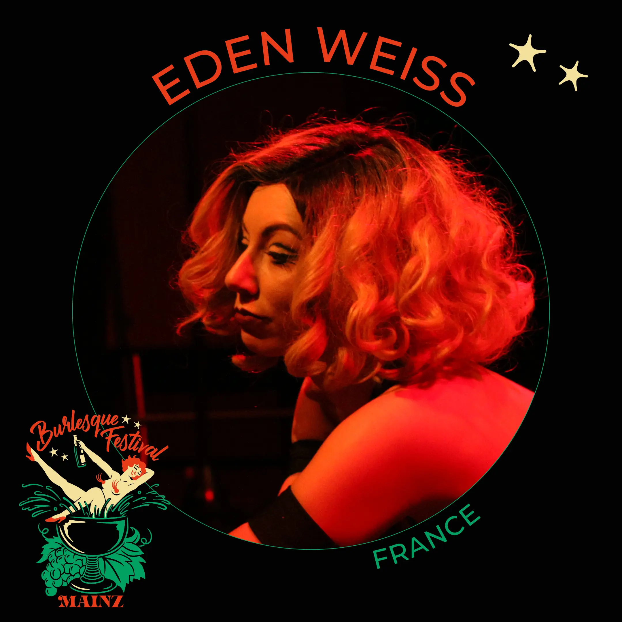 Burlesque Festival Mainz 2025 – Eden Weiss