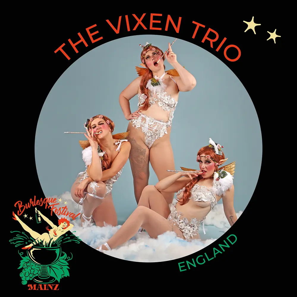 Burlesque Festival Mainz 2025 – The Vixen Trio