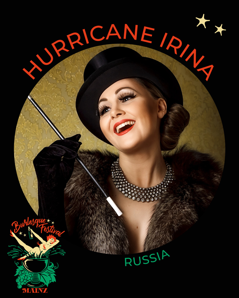 Hurricane Irina – Burlesque Performer from Russia